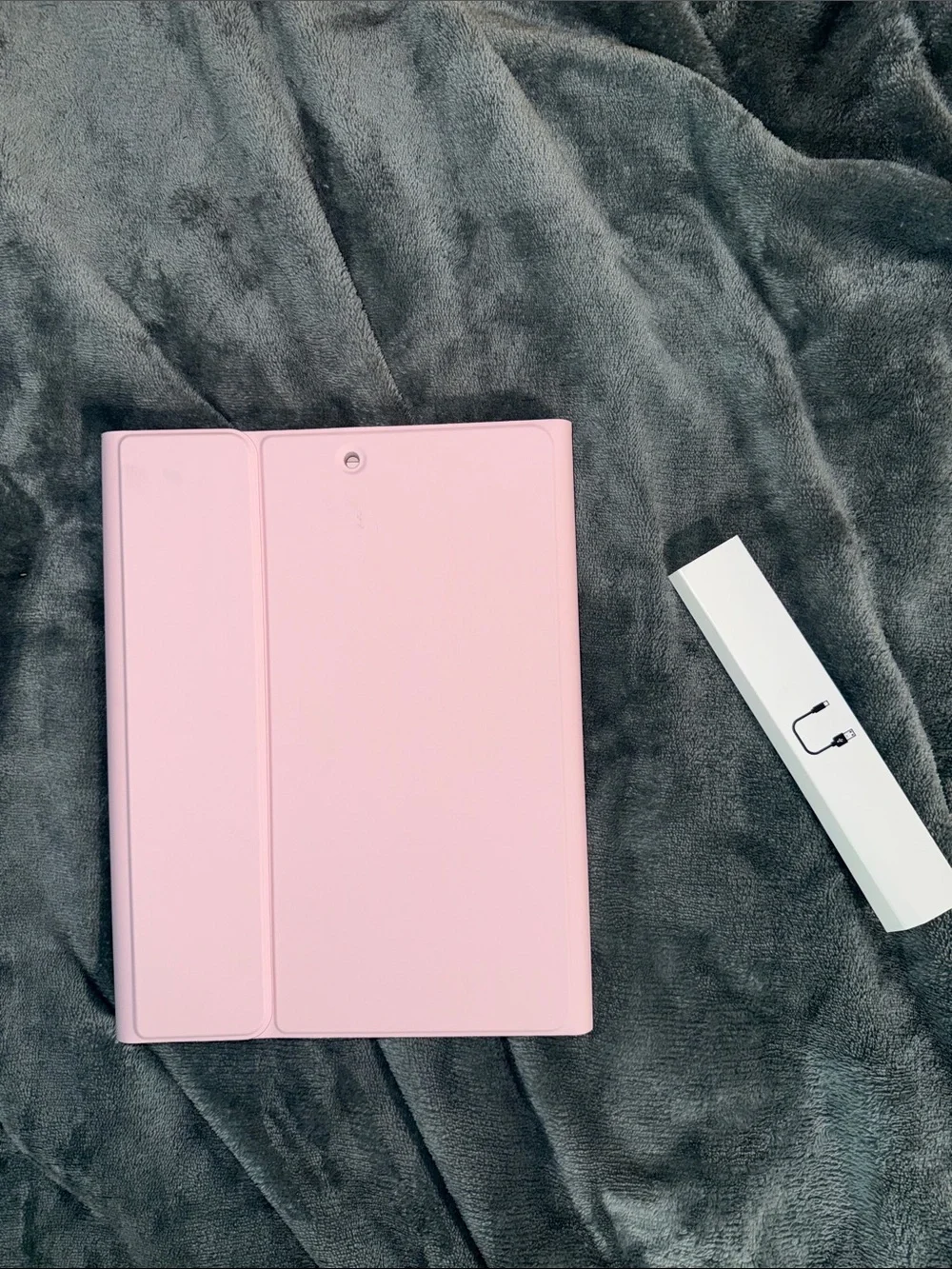 Pink Bluetooth Keyboard iPad Case